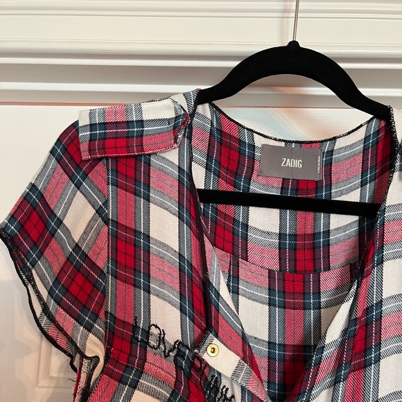 Plaid Shift Dress - Picture 5 of 6